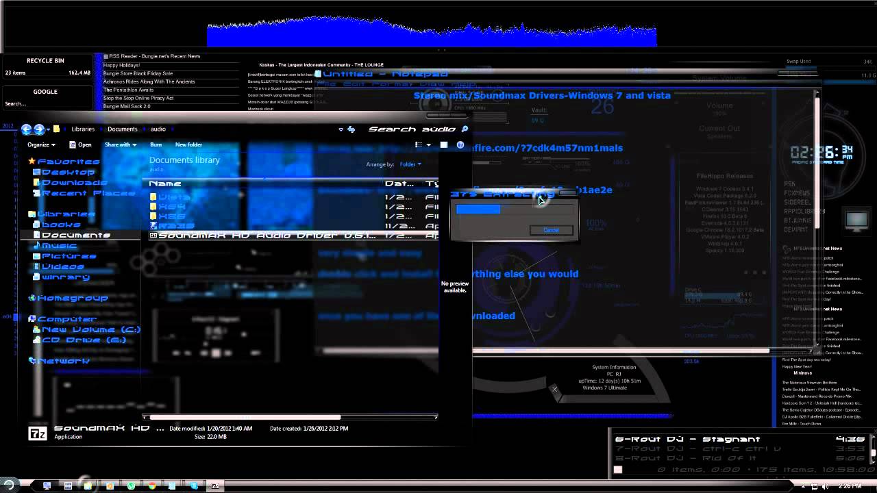 reinstall soundmax audio driver windows 10